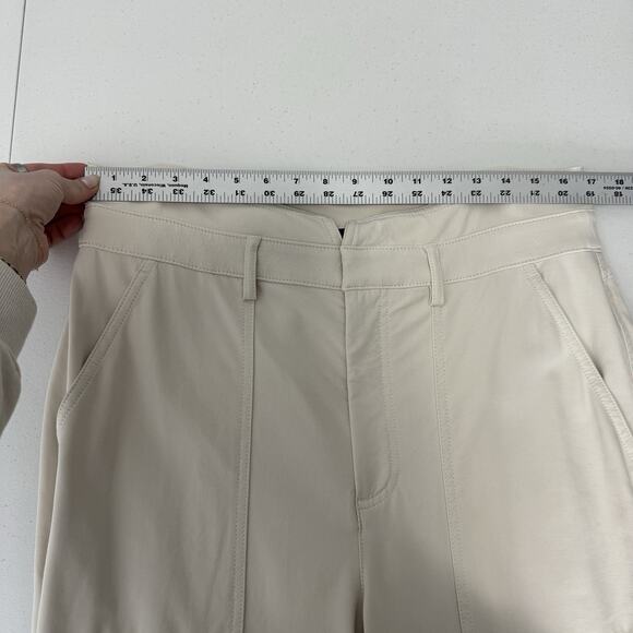 Banana Republic Womens Pants 14 Transition Cream White Refined Utility Old Money - Picture 5 of 14